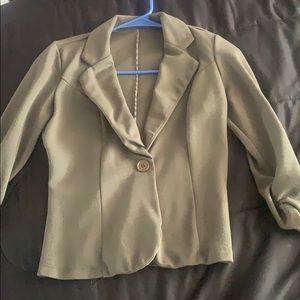Olive green blazer